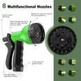 thumbnail image 3 of GVDV Garden Hose, 3/4 inch x 100ft Metal Water Hose with Spray Nozzle, Leak Proof, Tangle Free, 550PSI, 3 of 10
