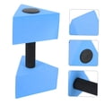thumbnail image 4 of OULII Triangular Weights Dumbbells Blue EVA Strengthen Lower Back Water Lessons 1Set, 4 of 8