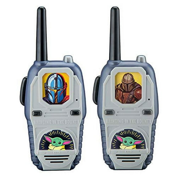 Star Wars The Child Walkie Talkies, Long Range Static Free , Built-in Lights and Sounds
