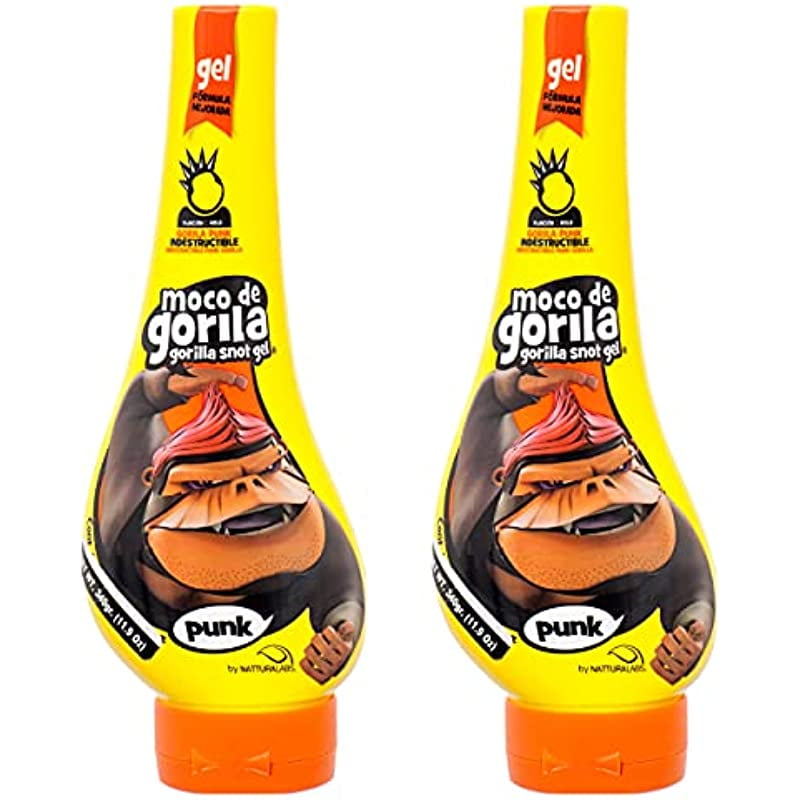 Moco de Gorila Gorilla Snot Hair Gel, Punk 11.99 oz (340g), 2 PACK