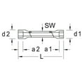 thumbnail image 3 of Gedore 626 10x11 Tubular box spanner 10x11 mm, 3 of 4