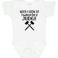 thumbnail image 3 of Inktastic Future Judge Gavel Job Boys or Girls Baby Bodysuit, 3 of 5