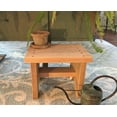 thumbnail image 4 of Classic Amish Reclaimed Wood Stool. Also Plant Stand, Home Décor Piece. Natural, Rustic, Solid. Handmade in USA. Step / Sitting / Footstool. 12 x 8.5 x 8", 4 of 7