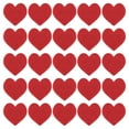 thumbnail image 1 of Uxcell Corazón de Fieltro Forma Corazón Manualidades del Día de San Valentín 1.6" x 1.6" Rojo 100Pcs, 1 of 7