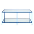 thumbnail image 3 of Furniture of America Tenne Glass Top Coffee Table, Blue, 3 of 5