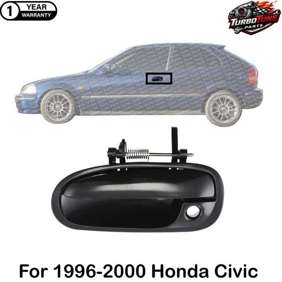 Front Exterior Door Handle Plastic Left Driver Side For 1996-2000 Honda Civic 72180S04J01