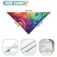thumbnail image 6 of Dog Bandana 2 Pack,Colorful Tie Dye Circular Spiral Pattern Bandanas for Dogs,Cat Bandana,Small/ Large Dog Bandana 2 Size,Dog Bandanas Girl Boy, 6 of 6