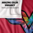 thumbnail image 4 of Wonder Woman Tie Dye Blanket, 4 of 7