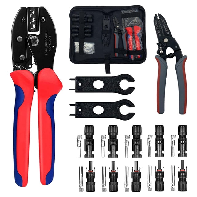 High-Carbon Steel ing Pliers Tool for Shrink, Nylon, Non-Insulated, Insulated Connectors , 1 B 1 juego B