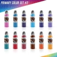 thumbnail image 2 of World Famous Tattoo Ink - 12 Primary Color Tattoo Kit #2 - Professional Tattoo Ink in Color Assortment of Tattoo Ink - Skin-Safe Permanent Tattooing - Vegan & Non-Toxic (1 oz Each), 2 of 5