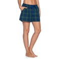 thumbnail image 4 of Ashford & Brooks Women's 2 Pack Woven Plaid Sleep Pajama Lounge Boxer Shorts, 4 of 6