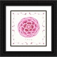 thumbnail image 1 of Shamp, Cindy 20x20 Black Ornate Wood Framed with Double Matting Museum Art Print Titled - Love Flower, 1 of 4
