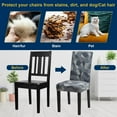 thumbnail image 4 of Chair Covers, Dining Room Chair Covers, Stretch Kitchen Chair Covers/Dining Room Chair Covers Set of 4, Removable Washable Dining Chair Slipcovers for Home, Hotel, Banquet, 4 of 6