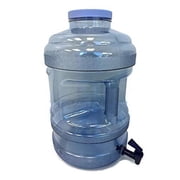 BPA Free Water Bottle with Big-Mouth & Dispensing Valve Spigot, 5 Gallon Perfect for Home, Kitchen, Office, Sports Events, and Indoor Outdoor Activities