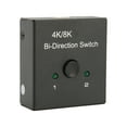 thumbnail image 1 of 8K HD Multimedia Interface Switch, Stable Transmission 40Gbps Data Transfer HD Multimedia Interface Bi Direction Switch 4K 120Hz  for Monitors for DVD Players, 1 of 7