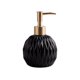 thumbnail image 1 of Dispensador de jabón, botella desinfectante de manos de cerámica, botella de loción de tocador de baño nórdico (1 botella redonda negra) Sailing Electrónica, 1 of 5