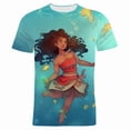 thumbnail image 1 of 2021 neue Sommer männer camisetas Disney película Moana 3D Drucken Junge Mädchen Kinder dibujos animados Anime camiseta Kurzarm frauen camisetas xuanjing unisex, 1 of 2