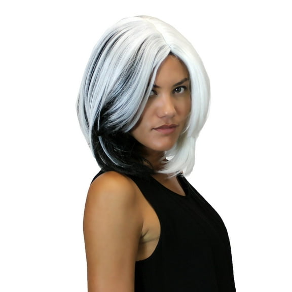 Ms. Spot Womens Wig | Black & White Cosplay Wig | Premium Breathable Capless Cap