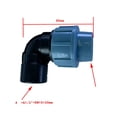 thumbnail image 4 of Adaptador de accesorios de tubo de rosca PE 20/25/32mm accesorios de fontanería de tubería de agua  hembra 20 mm kusrkot adaptador de manguera, 4 of 4