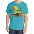 thumbnail image 2 of Wild Bobby, Ford Free Wheelin 1978 Bronco Classic Rasta 70s, Cars and Trucks, Garment-Dyed Washed Look Short Sleeve Tees, Blue Lagoon, Small, 2 of 3