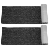 Uxcell 2Pcs Denim Patches for Jeans Repair 4" by 59" Iron-on Patches for Clothing Repair Decoration Black