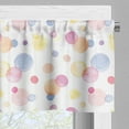 thumbnail image 5 of Ambesonne Pastel Valance & Curtain, Watercolor Drops, 55"x36", Multicolor, 5 of 6