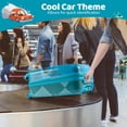 thumbnail image 4 of Costway 16" Carry-on Suitcase & 13" Backpack with 4 Spinner Wheels & Telescopic Handle With race car pattern, 4 of 10
