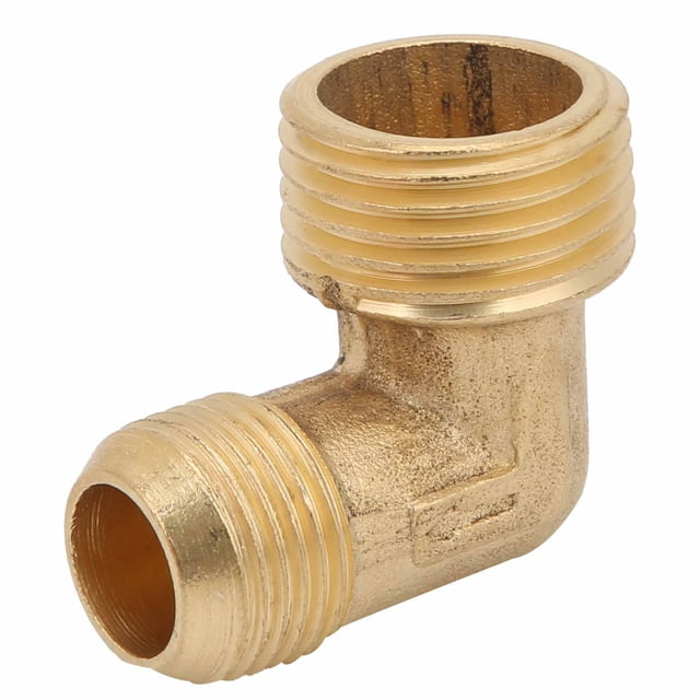 Check Valve, Air Compressor Elbow Brass Sturdy Electric High Hardness With High Performance For Industrial Application 1/2x3/8 With Chamfer,1/2x3/8 Without Chamfer