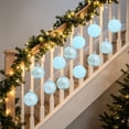 thumbnail image 3 of Light Blue Christmas Ball Ornaments Set, 16Pcs 2.36in Shatterproof Plastic Xmas Hanging Baubles for Christmas Tree, Wreath, Fireplace & Holiday Decor, 3 of 10