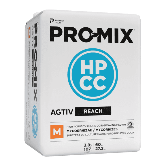 Premier Horticulture PRO-MIX HP-CC Mycorrhizae High Porosity Grower Mix, 3.8CF Compressed Bale