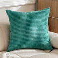 thumbnail image 1 of Spring Set Of 2 Corduroy Striped Cushion Covers 24x24 Inch Throw Pillow Covers For Living Room 24x24 In 2 Pack, 1 of 9