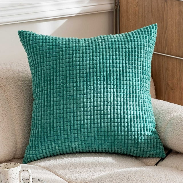 Spring Set Of 2 Corduroy Striped Cushion Covers 24x24 Inch Throw Pillow Covers For Living Room 24x24 In 2 Pack