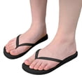 thumbnail image 3 of ibiyuan White Flip Flops Women Thong Sandals for Women Wide Non- Tpr Sole Indoor Slippers Casual Orthofeet Shoes for Women, 3 of 7