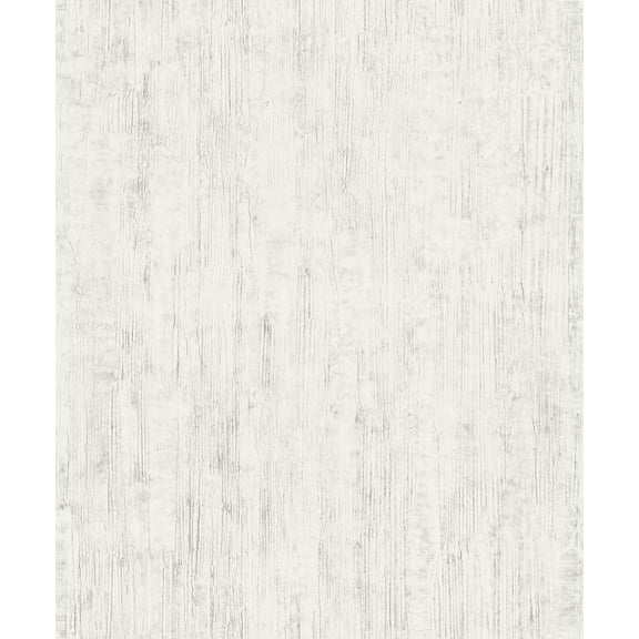 Chesapeake Ramona White Distressed Texture Wallpaper