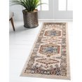 thumbnail image 2 of Unique Loom Utopia Geometric Vintage Rug 2' 7 x 10' Runner Multi/Beige, 2 of 2
