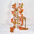 thumbnail image 6 of Goodwill 2 Pack Fall Garland Maple Leaf, 5.9Ft/Piece Hanging Vine Garland Artificial Autumn Foliage Garland Thanksgiving Decor for Home Wedding Fireplace Party, 6 of 7