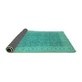 thumbnail image 2 of Ahgly Company Indoor Rectangle Oriental Turquoise Blue Industrial Area Rugs, 7' x 9', 2 of 4