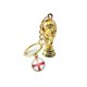 thumbnail image 1 of 1 llavero con forma de trofeo de fútbol de la Copa del Mundo de Qatar, accesorio para mochila, regalo de cumpleaños, recuerdo para fanáticos del fútbol (Inglaterra), 1 of 3
