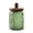 Green, variant on Blue Colored Glass Storage Jar 700Ml, Airtight Lid Container For Candy And Tea, Kitchen Decor In Assorted Colors For Home