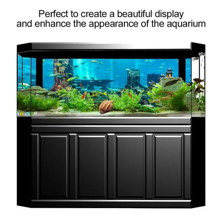 Qiilu Pvc Coral Aquarium Background Underwater Poster Fish Tank