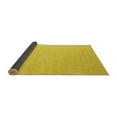 thumbnail image 2 of Ahgly Company Indoor Round Abstract Yellow Contemporary Area Rugs, 5' Round, 2 of 4