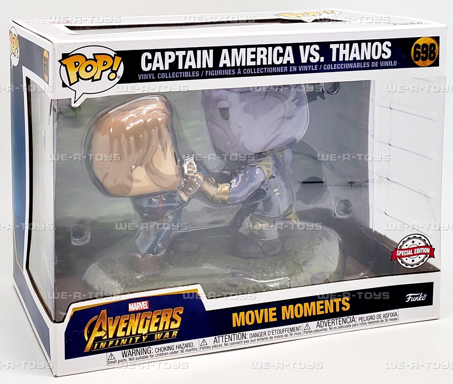 Funko POP! Marvel Captain America & Thanos Vinyl Bobble Head 2