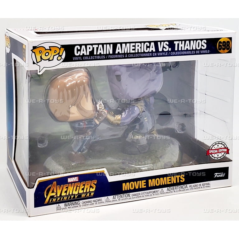 Funko POP! Moments Marvel Captain America Vs Thanos #698 Hot Topic Exkl