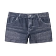 thumbnail image 4 of Besolor Biker Shorts Women Printed Stretch Comfy Slim Fitted Yoga Short Leggings Summer Casual Bottoms Shorts, 4 of 7