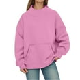 thumbnail image 3 of QHFBli Sweatshirt for Women Long Sleeve Crewneck Pullover Hoodies Shirt 2077 Fall Trendy Tops Loose Casual Sweaters, 3 of 6
