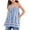 Blue a1, variant on snilers Girls Striped Flowy Tank Tops Summer Ruffle Spaghetti Strap Tanks Kids Sleeveless Cute Tee Shirts with Pockets 3-14 Years