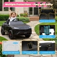 thumbnail image 6 of Lamborghini 12V Ride On Car for Kids, Electric Car with Remote Control, Music Player, Led Lights, Powered Ride On Toys for 3+ Years Olds Girls Boys, Black, 6 of 9