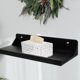 thumbnail image 3 of Estante de almacenamiento para baño, 1 pieza, para pared, sin perforaciones, organizador de ducha (negro), 3 of 6