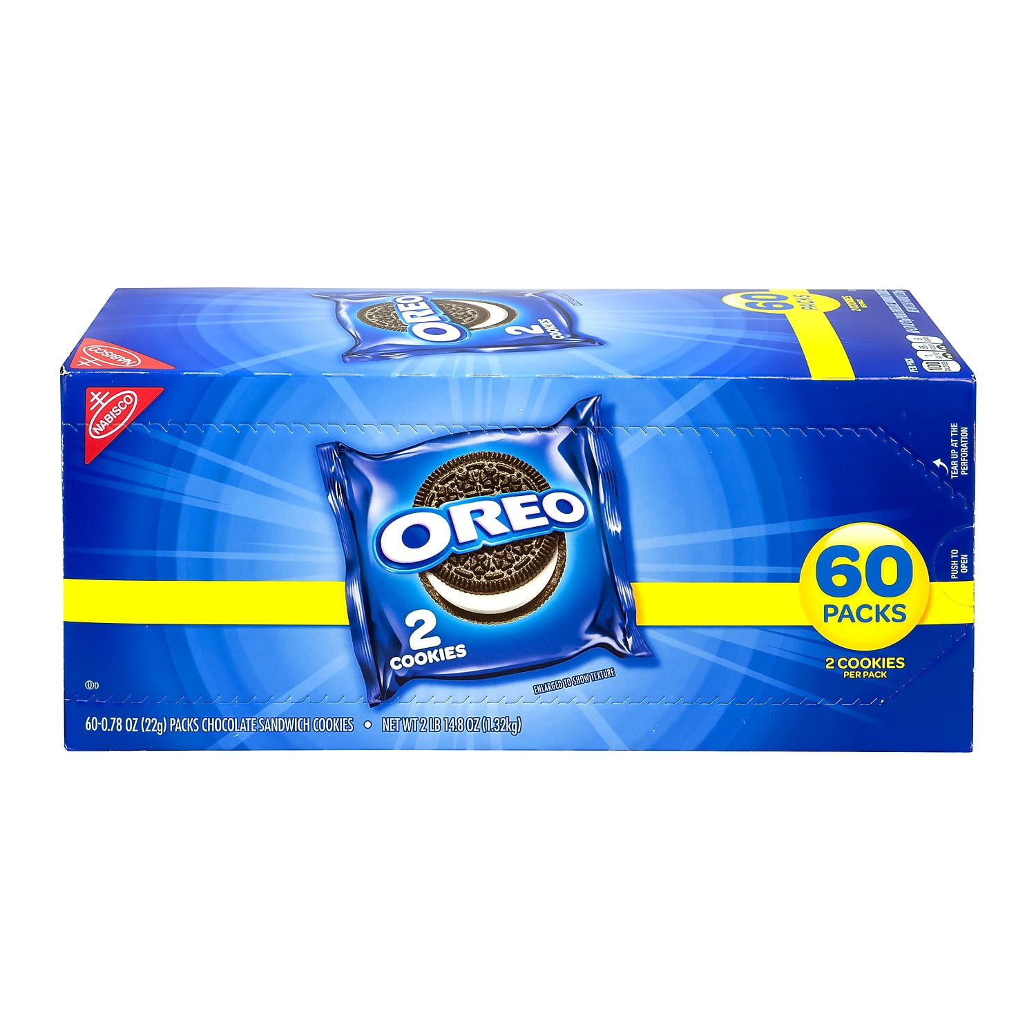 Oreo Chocolate Sandwich Cookies 2 Pack 120/Pack 304-00072