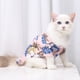 thumbnail image 4 of artola floral gato ropa hawaiian pet productos perro camisas playa para pequeño perro grande ropa t-shirt verano transpirable mascota chaleco, 4 of 4